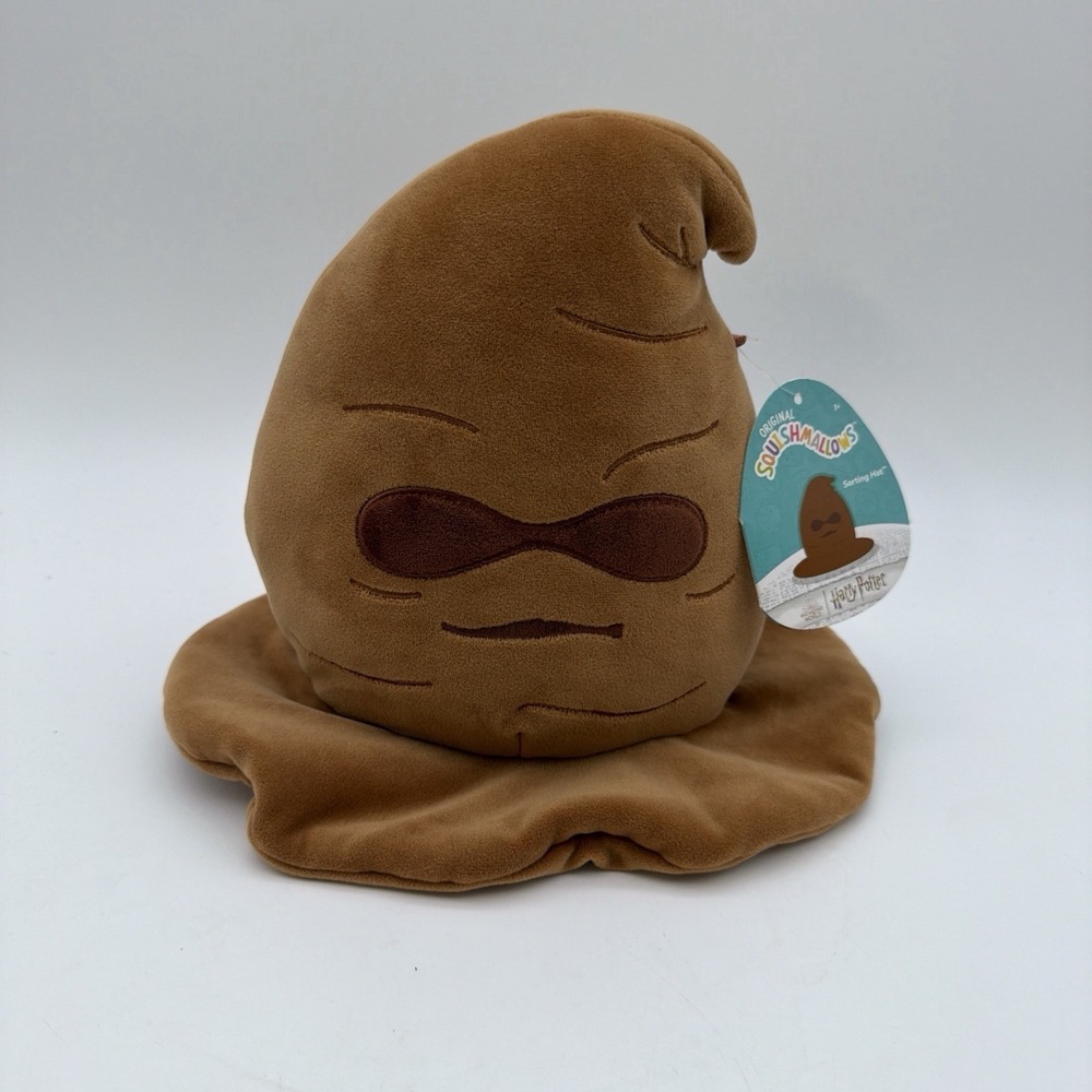 NWT Squishmallows Harry Potter Sorting Hat 8" Plush New 2025